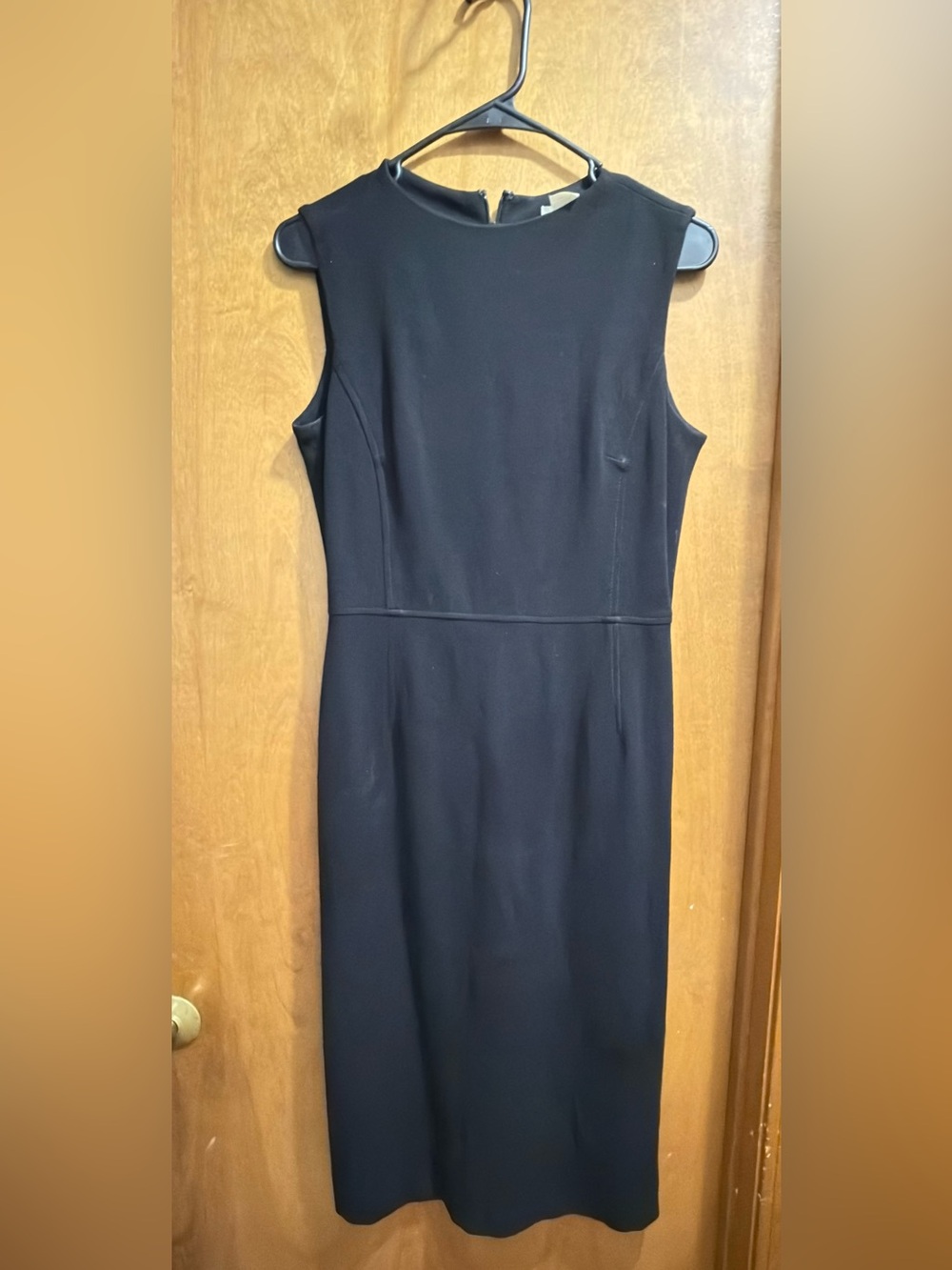 J. Crew Black Sleeveless Sheath Dress